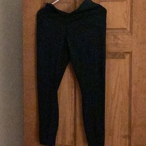 Exercise pants. Dark green. Size L